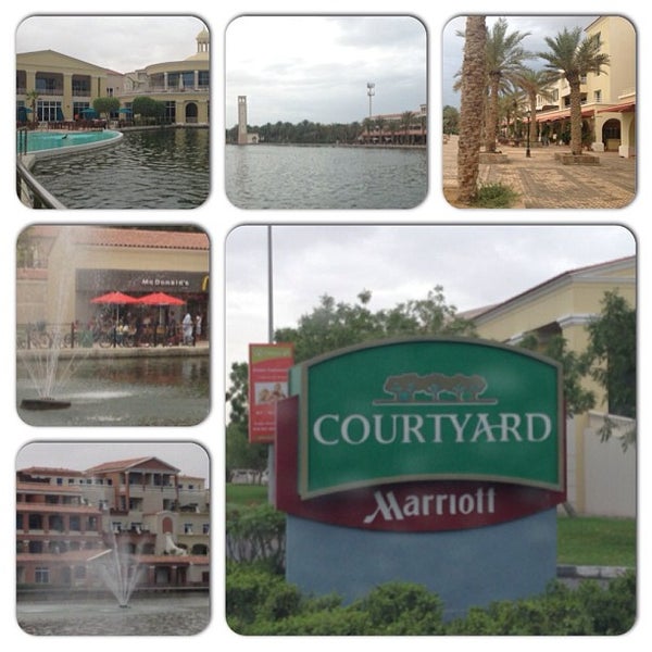 Das Foto wurde bei Courtyard by Marriott Dubai, Green Community von Yousef A. am 4/26/2013 aufgenommen