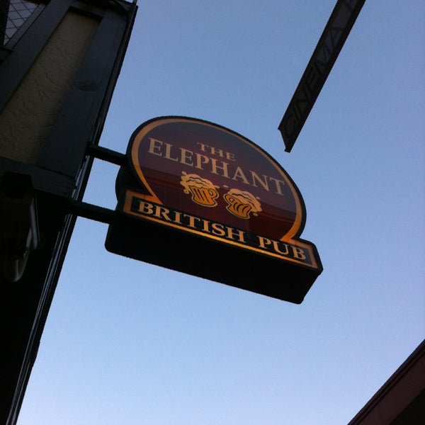 Photo taken at The Elephant British Pub by Maria 🐨 K. on 2/17/2013