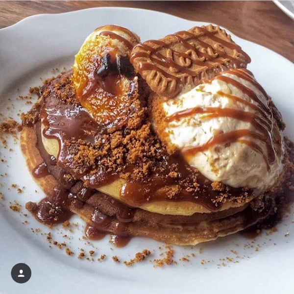 Try the lotus pancake 😭