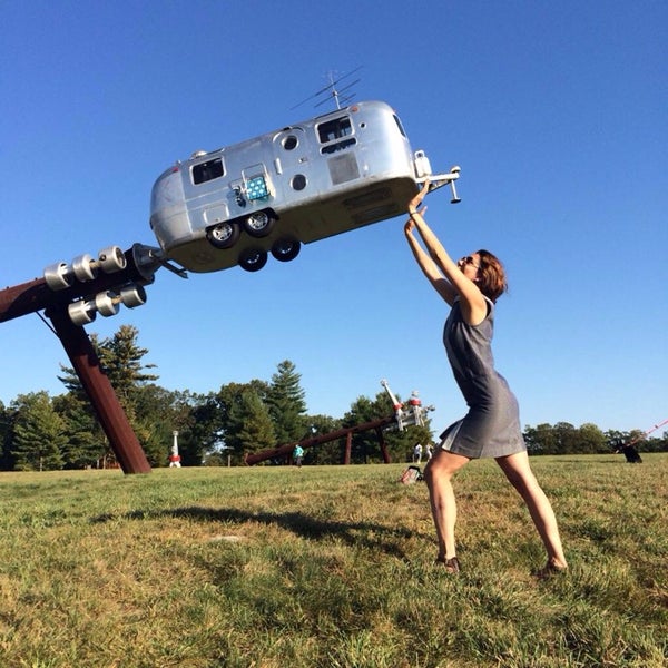 Hogpen Hill Farm Sculpture Garden in Woodbury