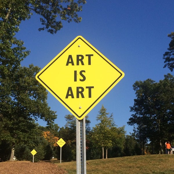 Hogpen Hill Farm Sculpture Garden in Woodbury