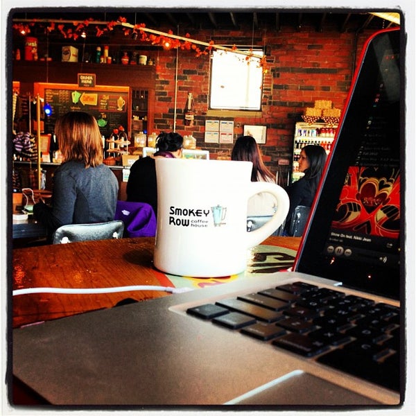 Photo taken at Smokey Row Coffee by Davey T. on 10/12/2012