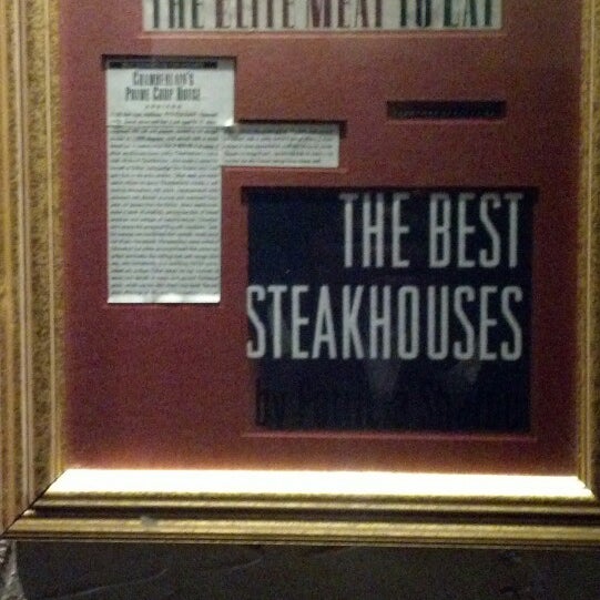 Foto tomada en Chamberlain&#39;s Steak &amp; Chop House  por David M. el 5/23/2013