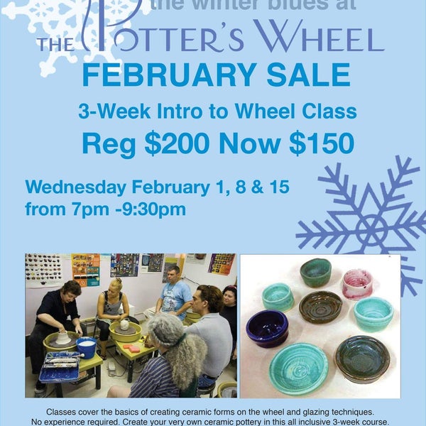 February Flash Sale 3-week wheel class