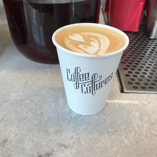 Photo taken at Coffee Cultures by Saintvictoria on 8/26/2018