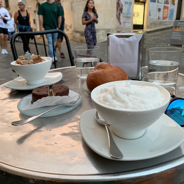 Caffe Sicilia, Noto, Sicily, Italy - Restaurant known for almond granita  breakfast