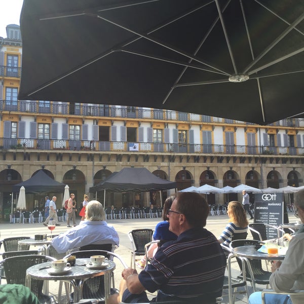 Prices seem to have jumped a bit in the last couple years but it's still a great place to have a coffee on the plaza and take in the vibe of Donostia