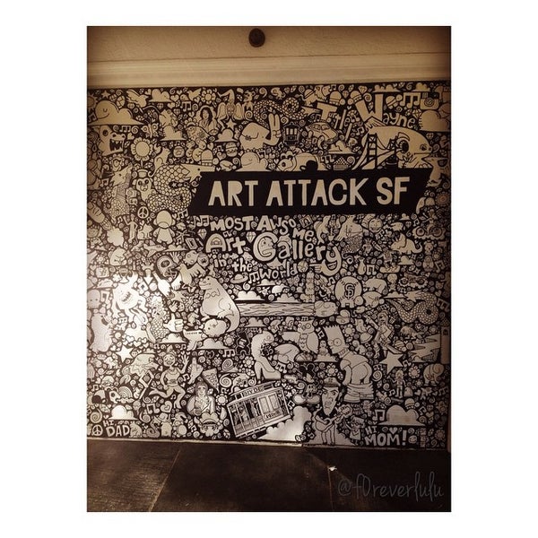 2/28/2015 tarihinde Gracie L.ziyaretçi tarafından Art Attack SF'de çekilen fotoğraf