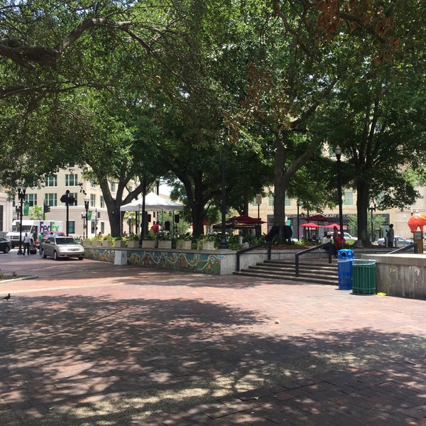 Photo taken at Hemming Park by Mary Ellen C. on 6/27/2016