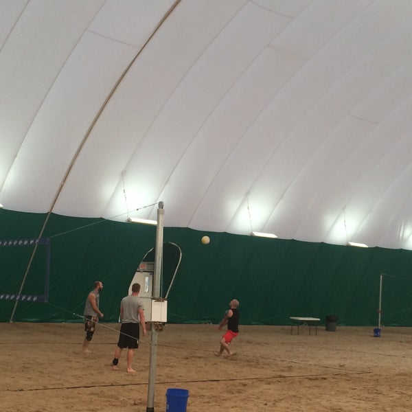 Photo taken at Volleyball Beach by Julie C. on 2/21/2015