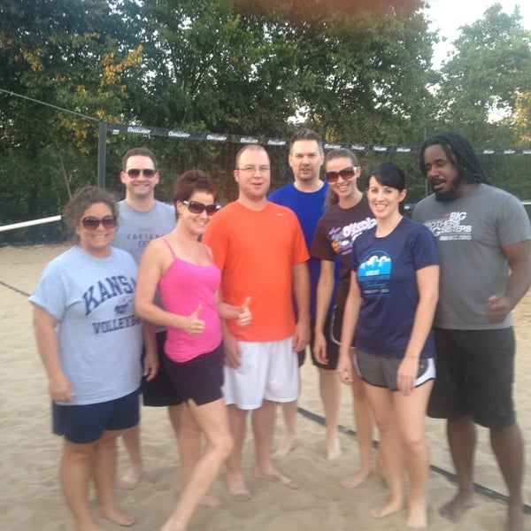 Photo taken at Volleyball Beach by Julie C. on 9/11/2013