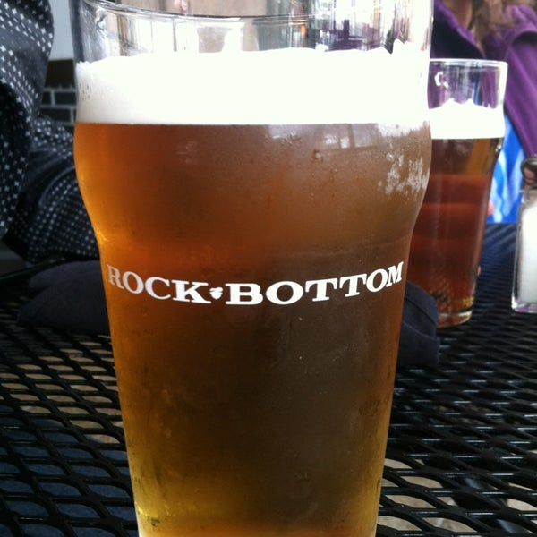 Photo taken at Rock Bottom Restaurant &amp; Brewery by Stacia on 3/31/2013