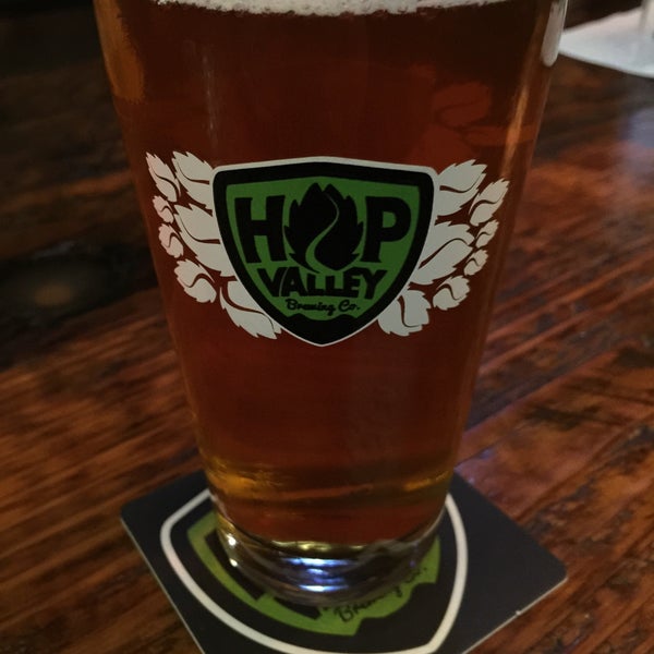 Photo taken at Hop Valley Brewing Co. by BeerNerd on 5/20/2015