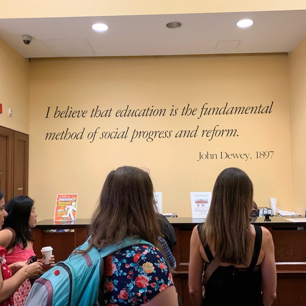6/22/2019 tarihinde Lucy G.ziyaretçi tarafından Teachers College, Columbia University'de çekilen fotoğraf