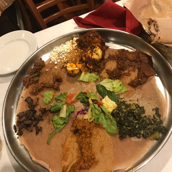 Photo taken at Demera Ethiopian Restaurant by Mike L. on 6/24/2017