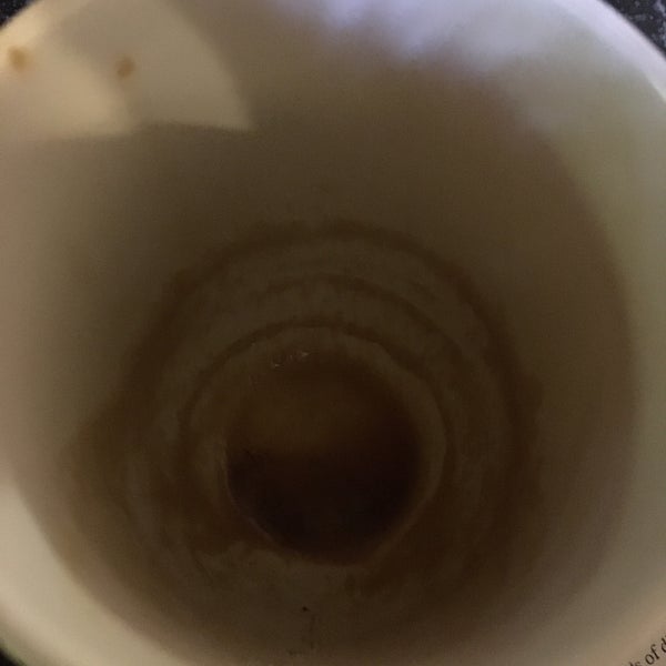 Espresso(in a large ceramic cup) go doppio