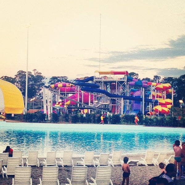 Photo taken at Raging Waters Sydney by Ben A. on 1/31/2014