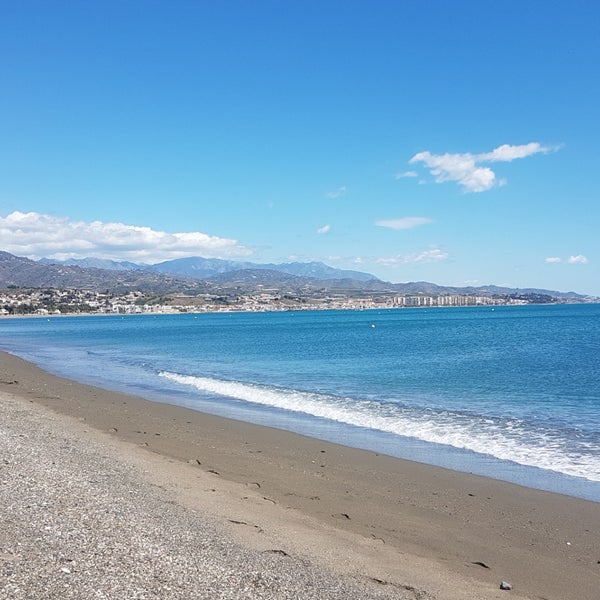 Photo taken at Playa de Torre del Mar by Richard P. on 4/10/2019
