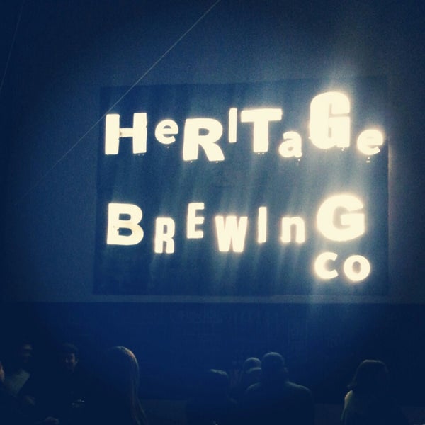 Photo taken at Heritage Brewing Co. by Abe G. on 1/1/2014