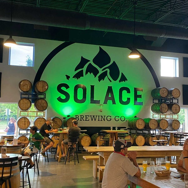 Photo taken at Solace Brewing Company by Edward H. on 7/10/2021
