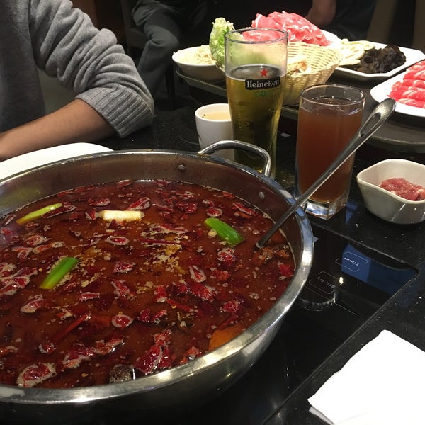 Photo taken at Happy Lamb Hot Pot, Burnaby by Claire L. on 5/29/2016