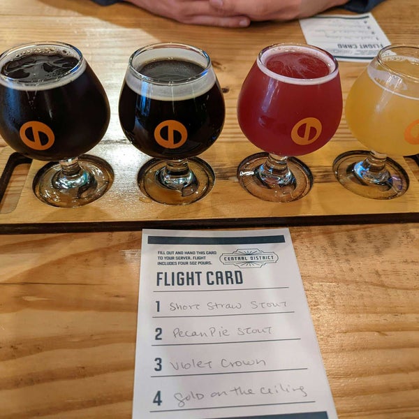 Photo taken at Central District Brewing by Don R. on 11/27/2021
