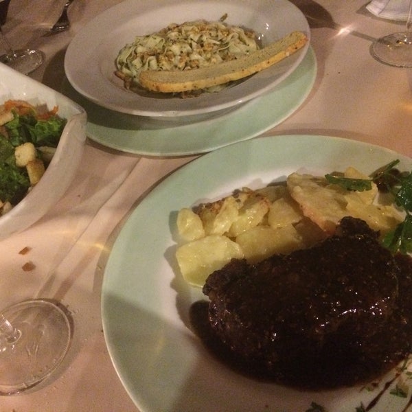 Photo taken at Restaurant La Rueda 1975 by Mari V. on 5/30/2015