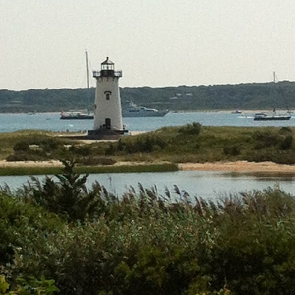 Pink & Green Edgartown Lighthouse