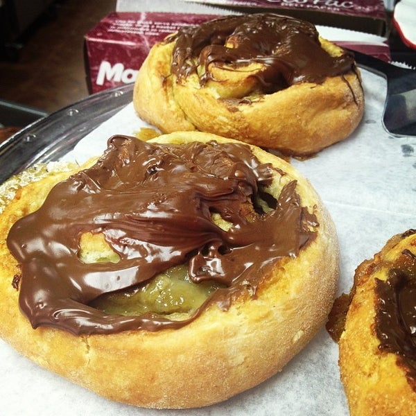 Village Voice is proud to welcome Robicelli's to the 2014 Choice Eats food fest! http://bit.ly/1cRzdNV. Banana Nutella Sticky Bun? Yes, please!