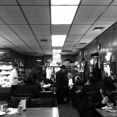 The brisket sandwich with gravy really rocks at this classic Williamsburg kosher deli, which remains picturesquely unrenovated since the '60s.