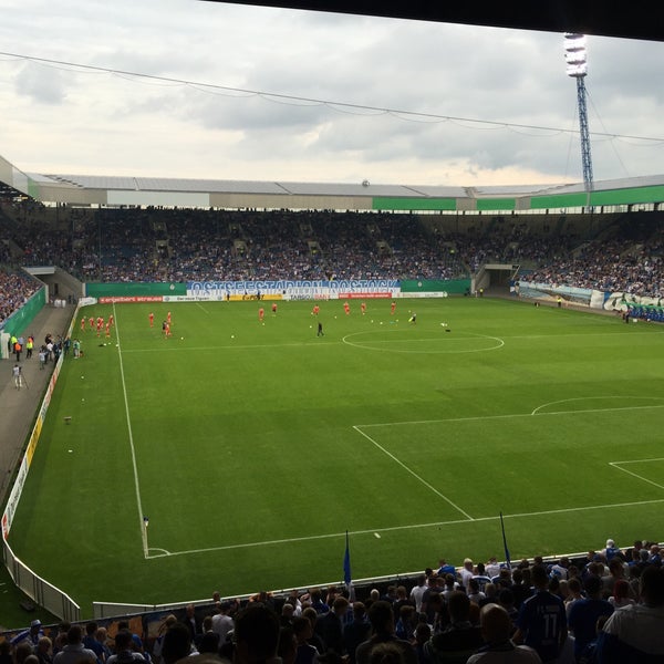 Photo taken at Ostseestadion by Johannes L. on 8/20/2016