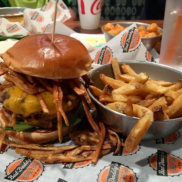 Photo taken at Bad Daddy&#39;s Burger Bar by Chad P. on 2/10/2018