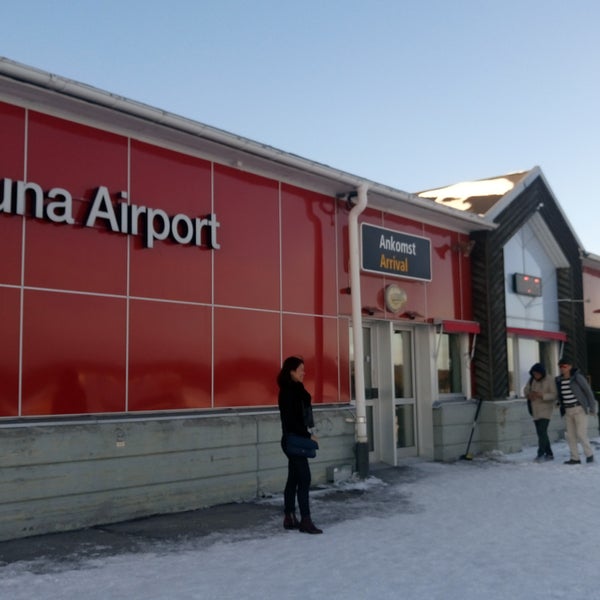 Photo taken at Kiruna Airport (KRN) by Juliana Ayu Y. on 3/17/2019