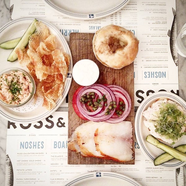 Photo taken at Russ &amp; Daughters Café by e*starLA on 7/3/2015