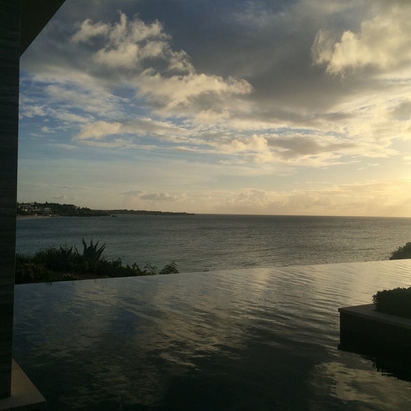 Photo taken at Four Seasons Resort and Residences Anguilla by Kelly B. on 4/7/2015