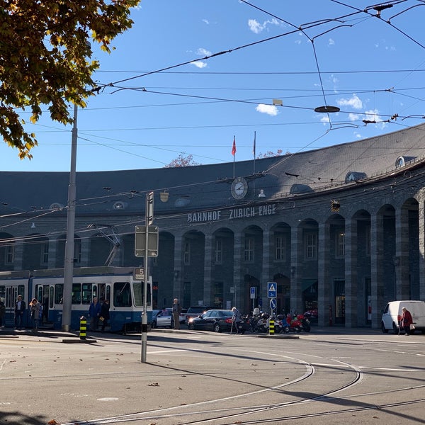 Photo taken at Bahnhof Zürich Enge by Zacky M. on 11/12/2018
