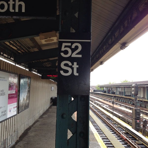 MTA Subway 52nd St/Lincoln Ave (7) Woodside Queens, NY