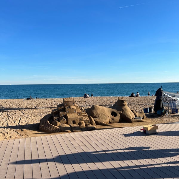 Photo taken at Sant Miquel Beach by Baptiste L. on 12/24/2022