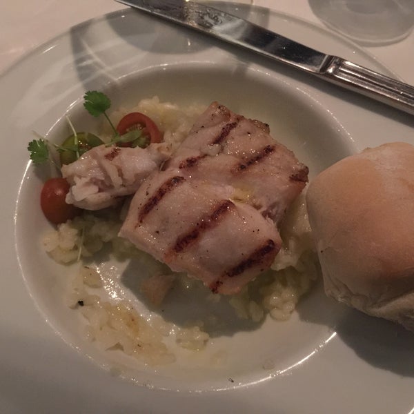 Ambiance and service were both Most importantly the food was exceptional! The Sea Bass was offered in three variations which between those and the Corvino were among the many great menu options.