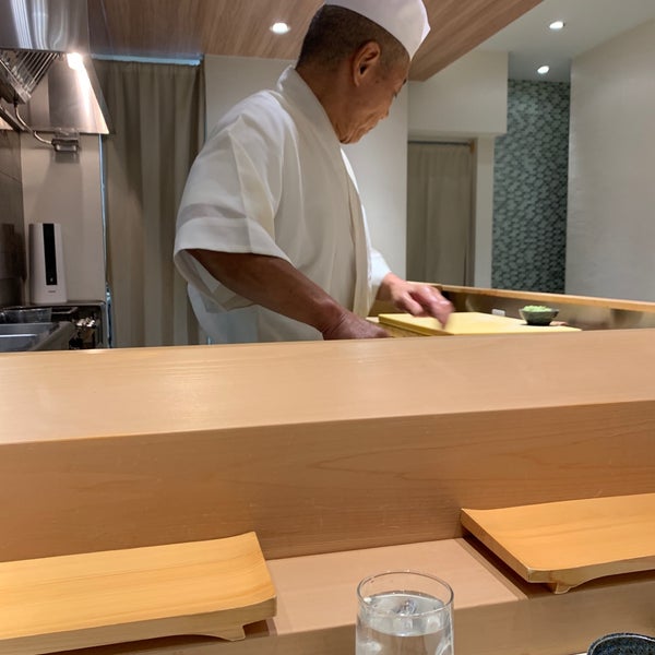 Photo taken at Sushi Bar Yasuda by Victoria U. on 9/13/2019