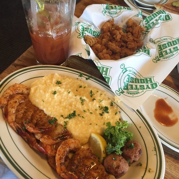 Let's talk shrimp and grits. You need those in your stomach immediately. As an appetizer get oysters and the fried crawfish tails. Then celebrate.