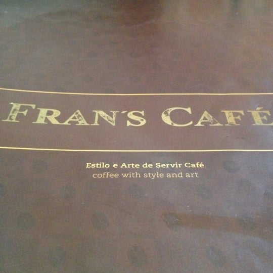 Photo taken at Fran&#39;s Café Moema by Rafael F. on 10/18/2012