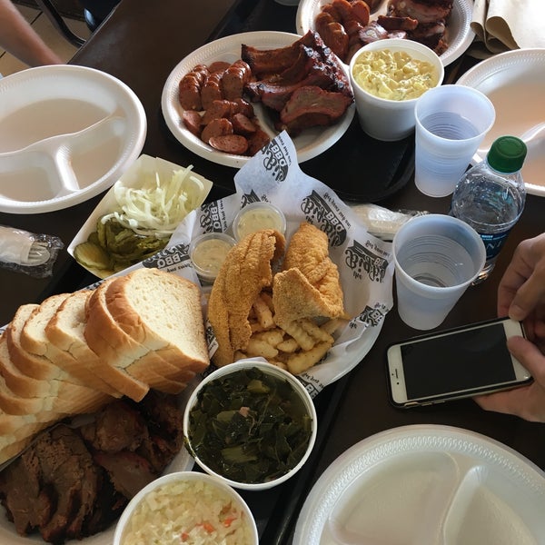 Ribs, catfish, sausages, everything was great!