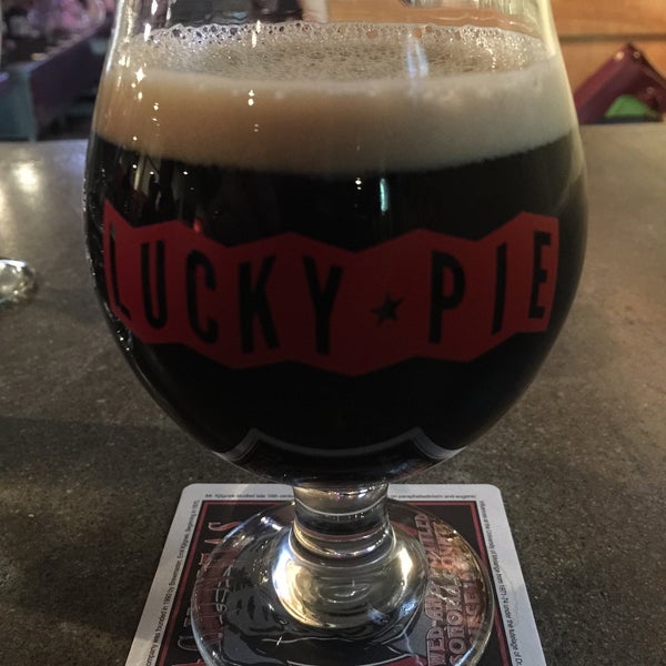 Photo taken at Lucky Pie Pizza &amp; Tap House by Andrew V. on 2/10/2015
