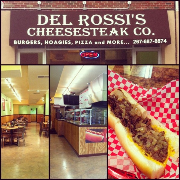 Foto tomada en Del Rossi&#39;s Cheesesteak Co  por Mikey I. el 11/3/2012