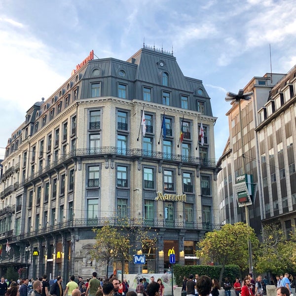 10/14/2018 tarihinde Jonghyun C.ziyaretçi tarafından Brussels Marriott Hotel Grand Place'de çekilen fotoğraf