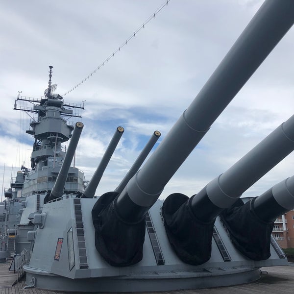 Photo taken at USS Wisconsin (BB-64) by Andy M. on 8/29/2020