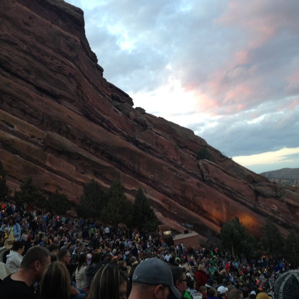 Photo taken at Red Rocks Park &amp; Amphitheatre by Monica O. on 5/11/2013