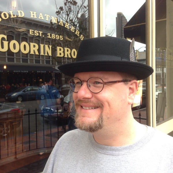 Photo taken at Goorin Bros. Hat Shop - Gaslamp by Rob Mc C. on 3/22/2014