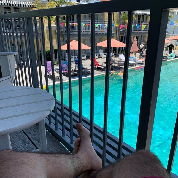 Foto diambil di The Lafayette Hotel, Swim Club &amp; Bungalows oleh Chris S. pada 6/23/2019